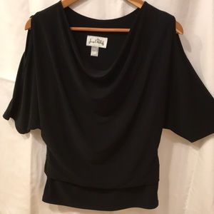 Joseph Ribkoff Black Top Sz 6